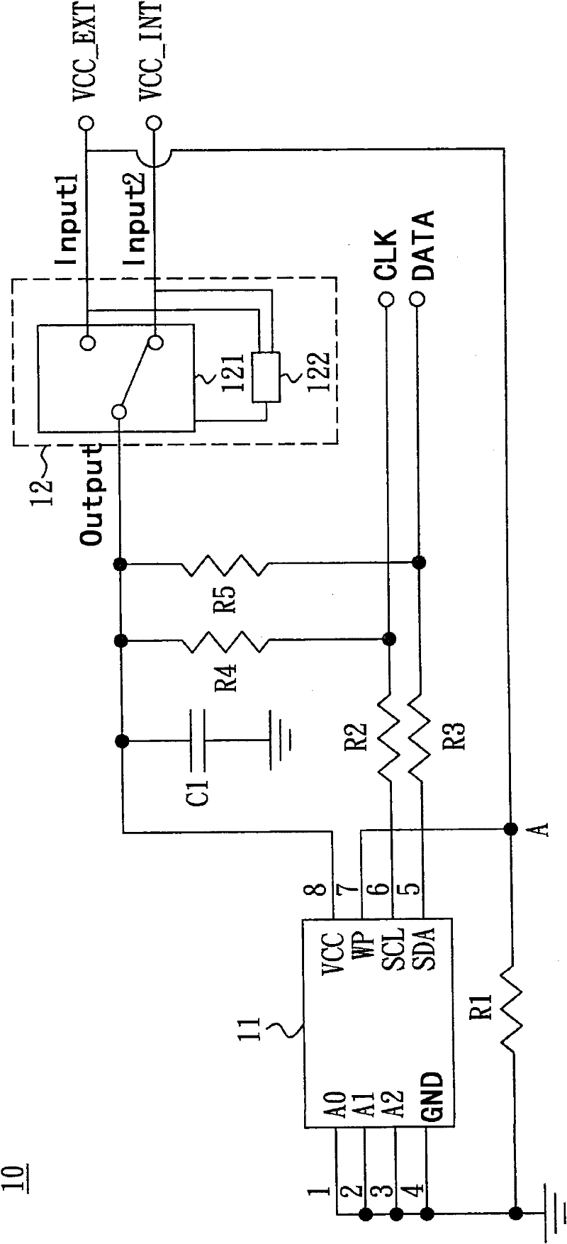 Read-write protection circuit