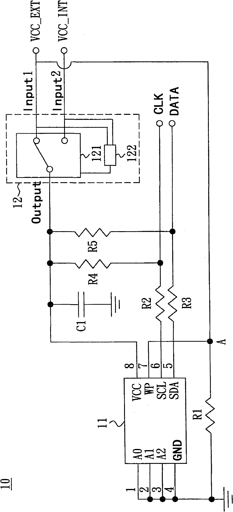 Read-write protection circuit