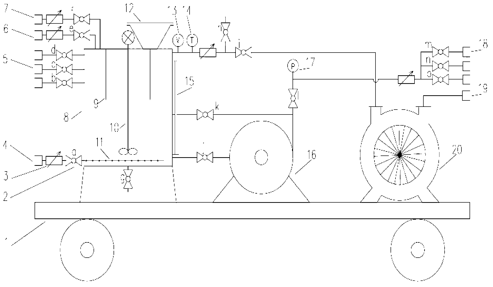 Integrated type multifunctional movable soil underground water repairing equipment and application thereof