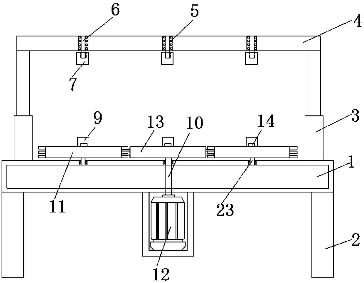 Winding device based on new energy material production