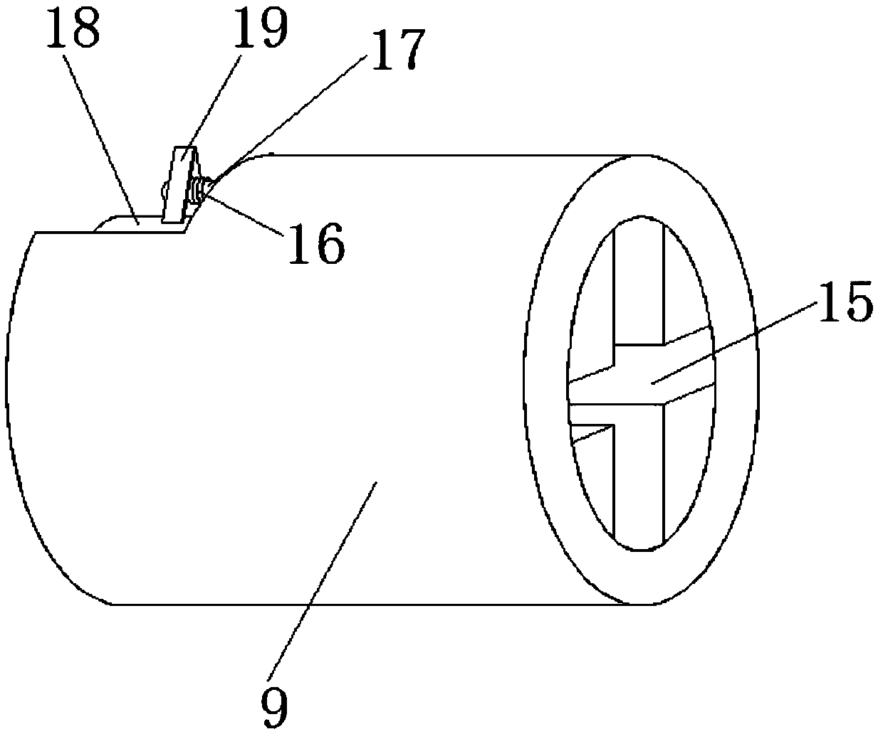 Winding device based on new energy material production