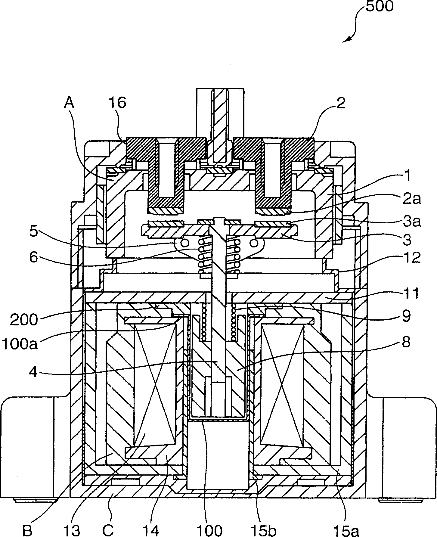 Electromagnetic switching apparatus