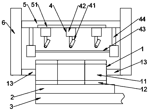 A kind of silk screen printing device and silk screen printing method thereof