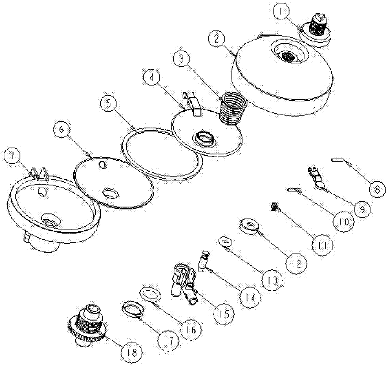 Cerebrospinal fluid drainage pressure limiter