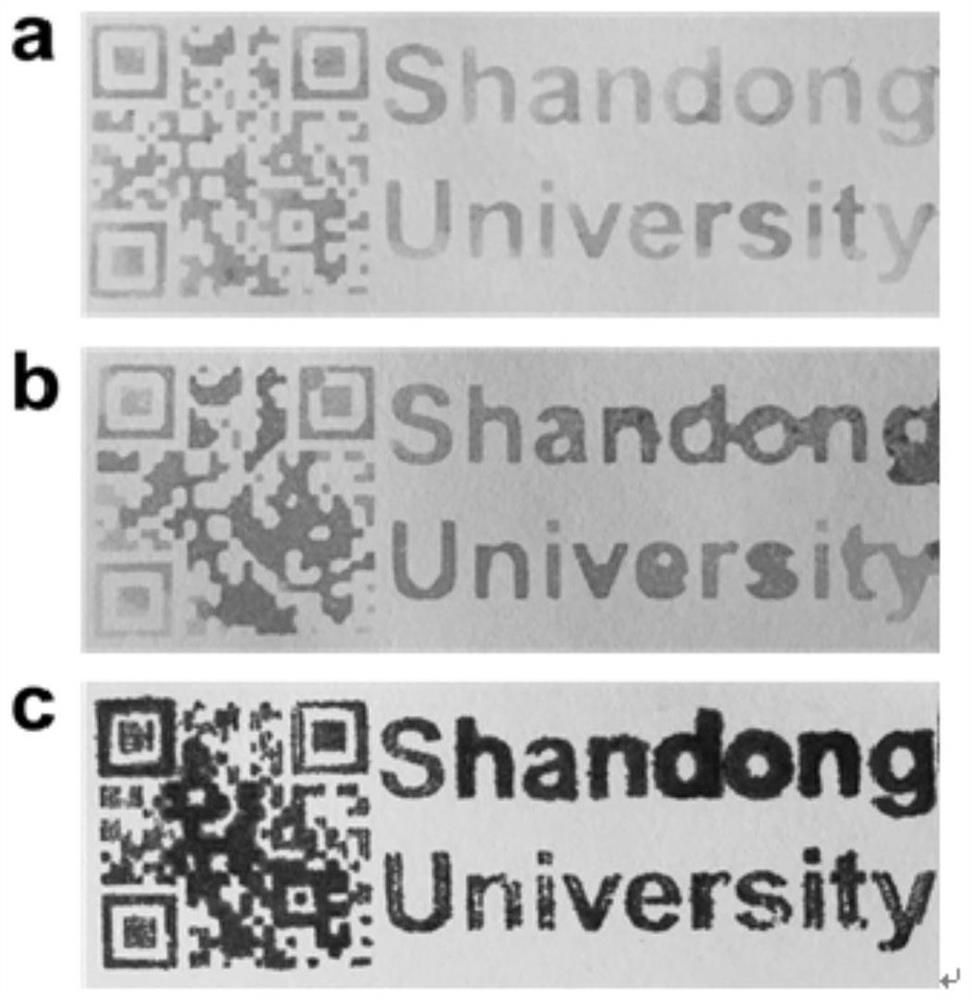 A recyclable color development method based on metal-polyphenol network structure