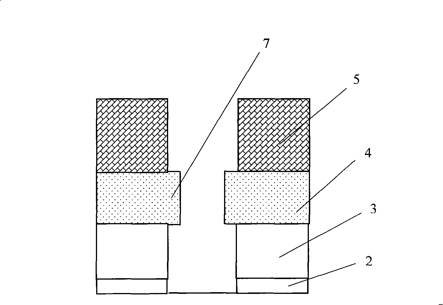 Production method for polysilicon grid of DRAM