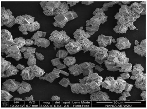 Tetravalent manganese ion-doped barium fluoscandate red light material and preparation method thereof