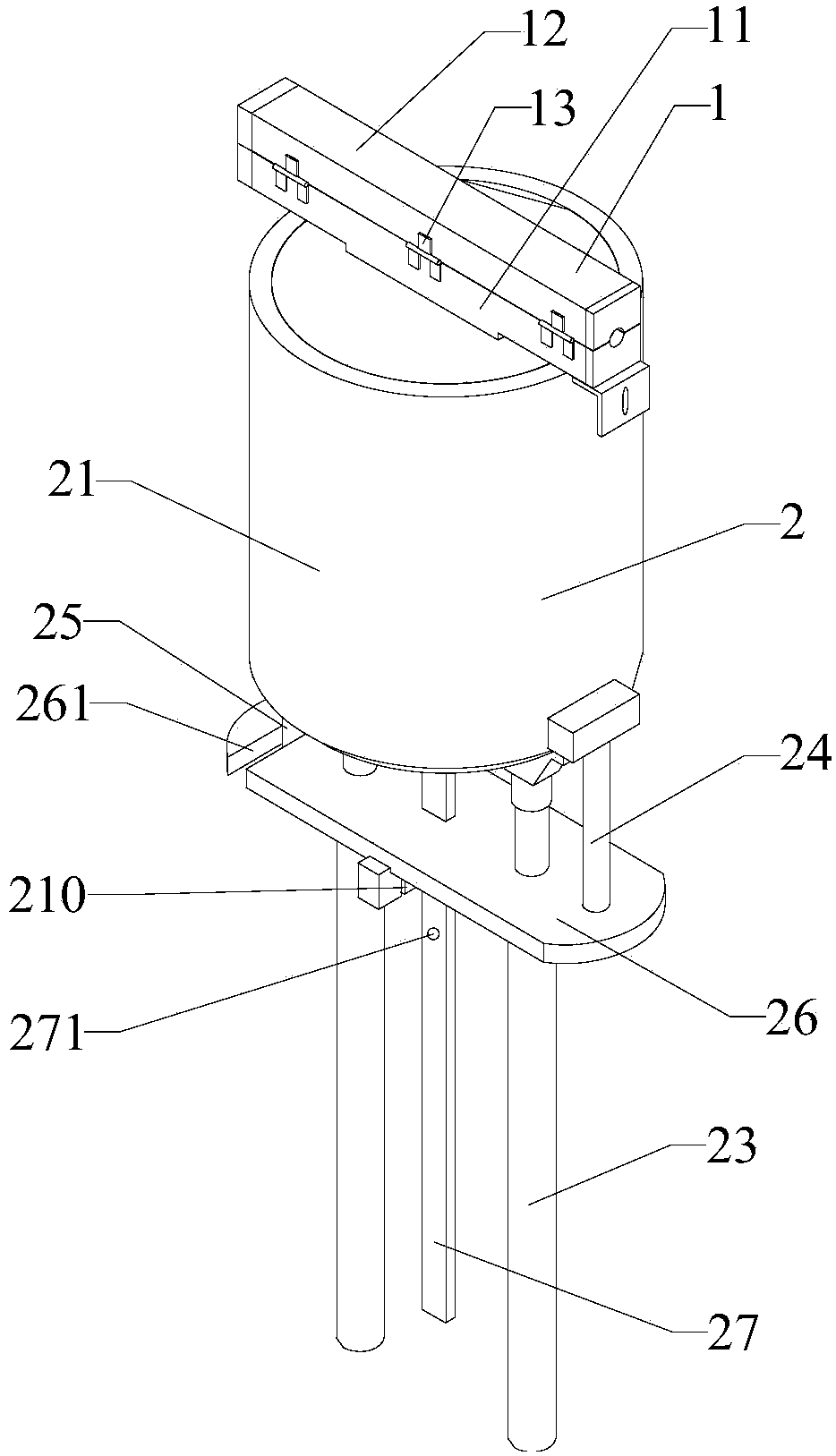 Hydrological cableway oiling machine