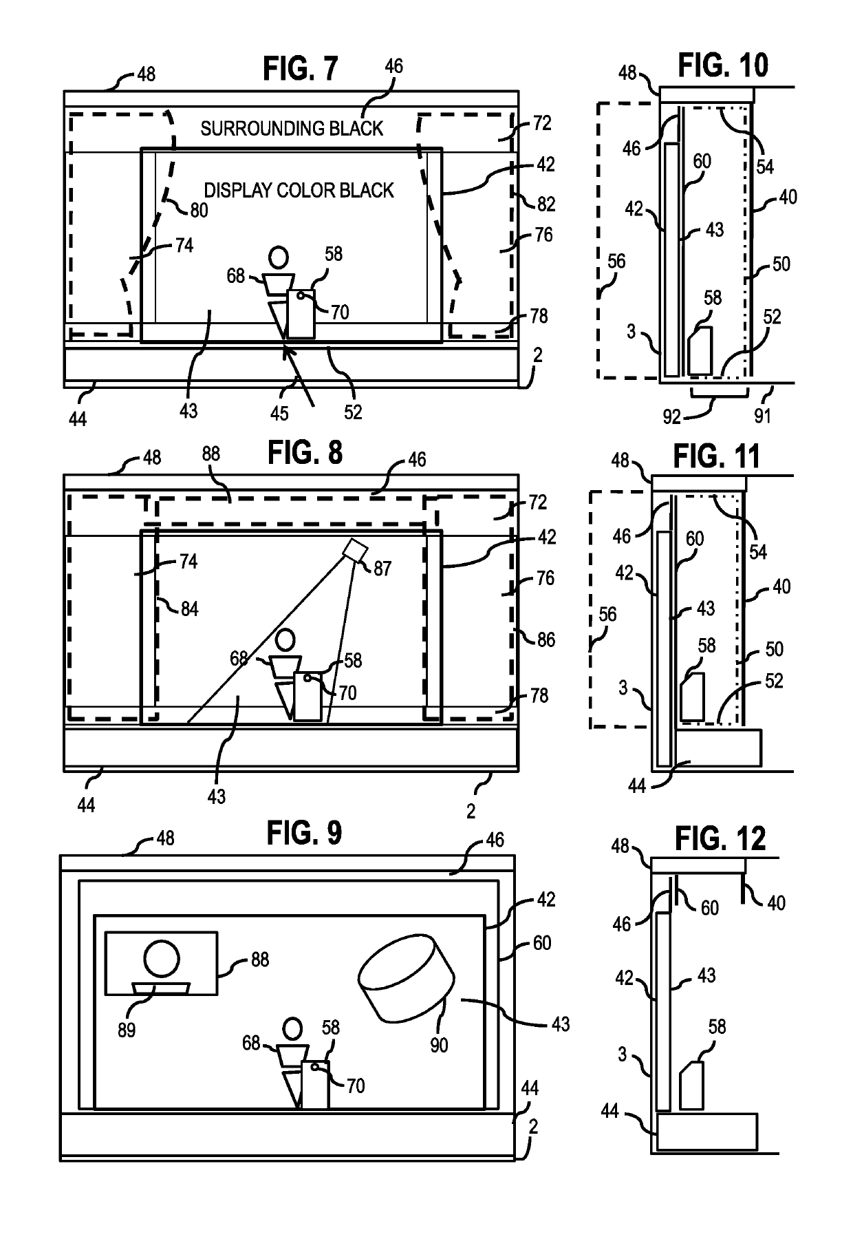 Configured transparent communication terminals