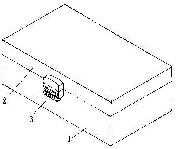 Stationery case provided with coded lock