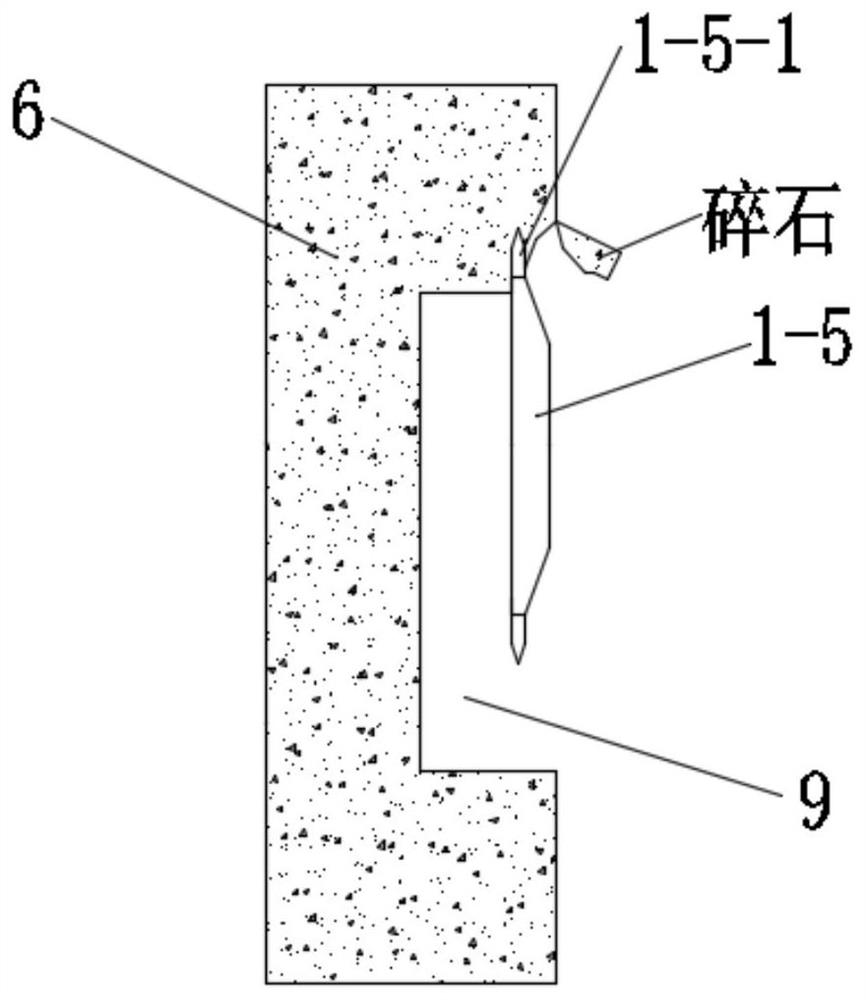 A hard rock roadway excavation method integrating drilling, water exploration and milling