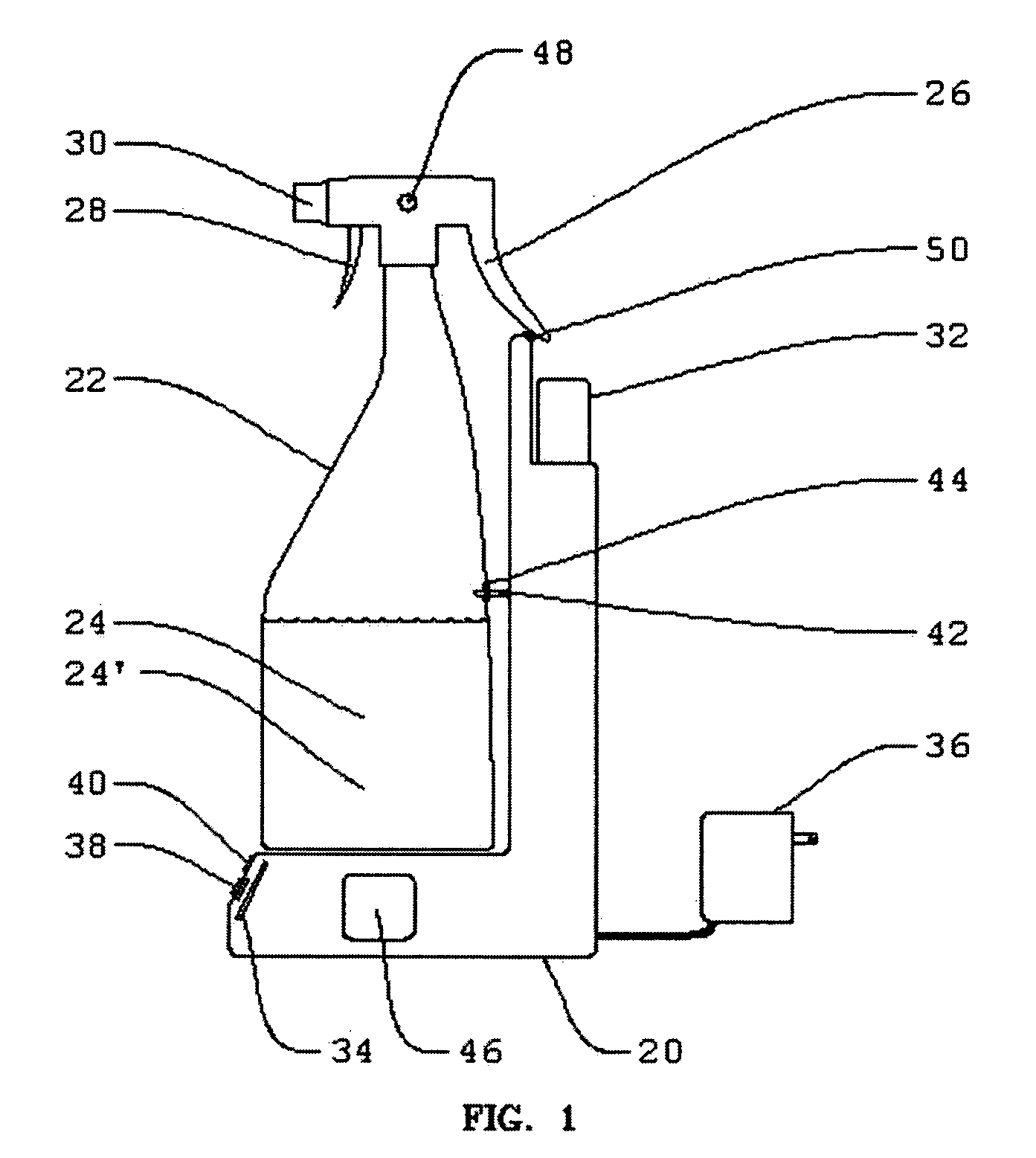 Electrolytic cell for surface and point of use disinfection