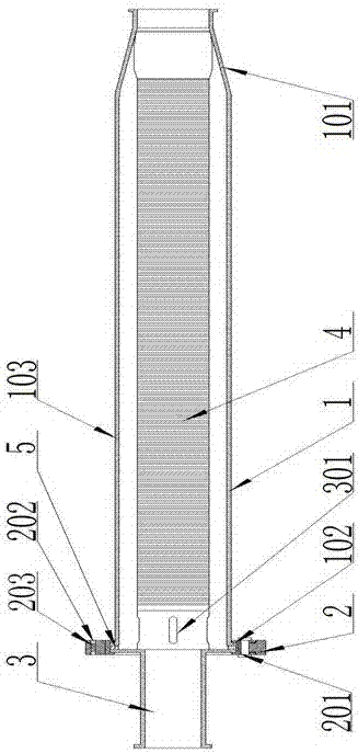 Quick-assembly filter for food processing