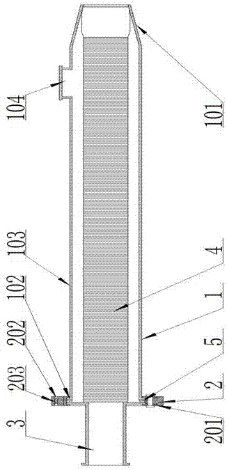 Quick-assembly filter for food processing