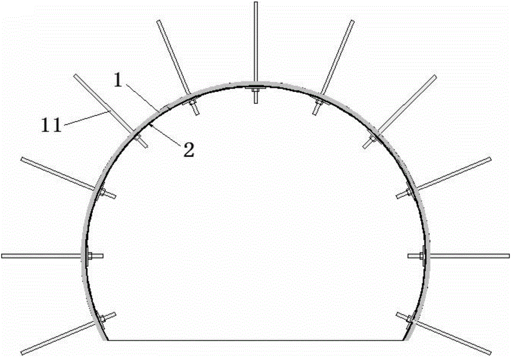 Surrounding rock consolidation system for reducing rock burst hazards