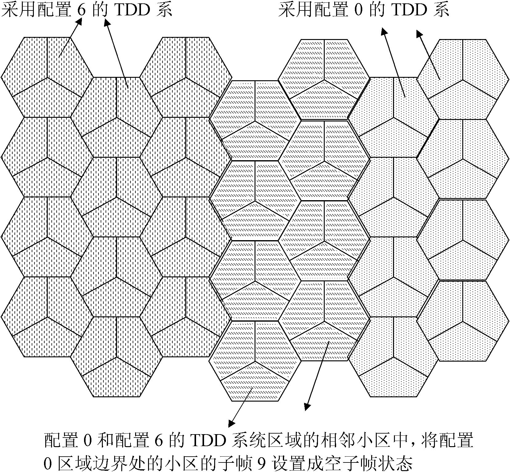 Time division duplex system as well as dynamic frame structure and configuration method thereof