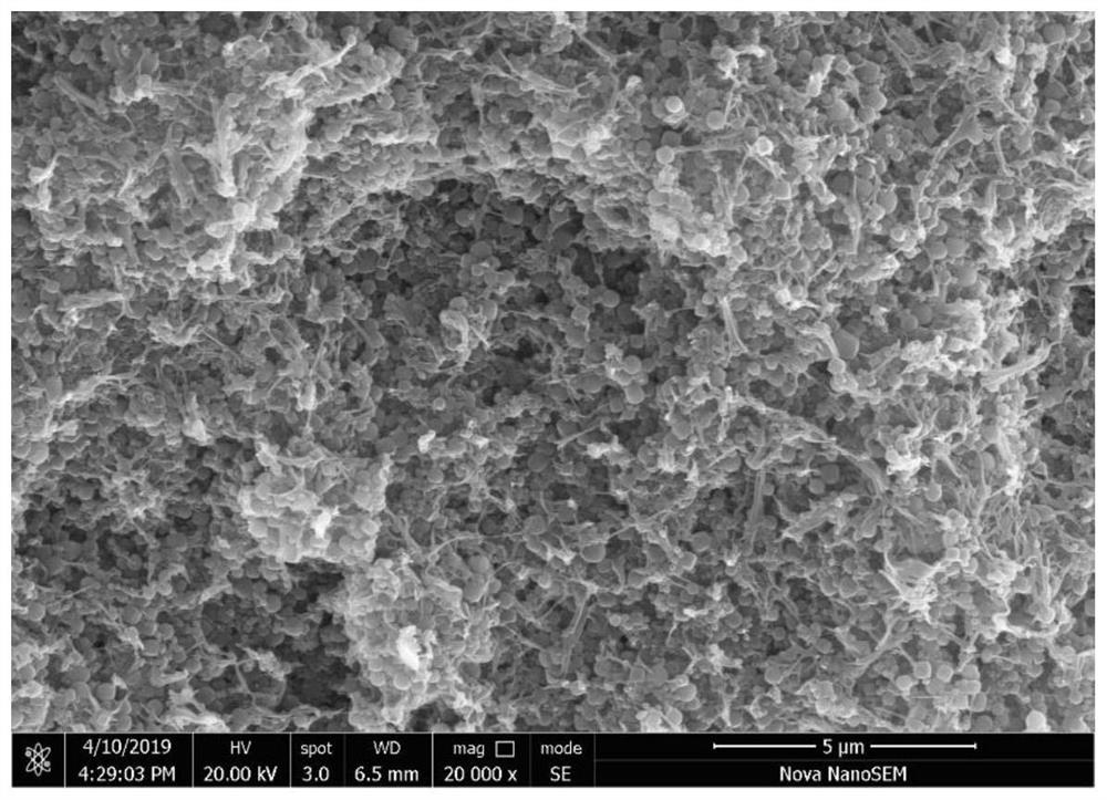 A kind of preparation method of gas separation membrane with high MOF filler content