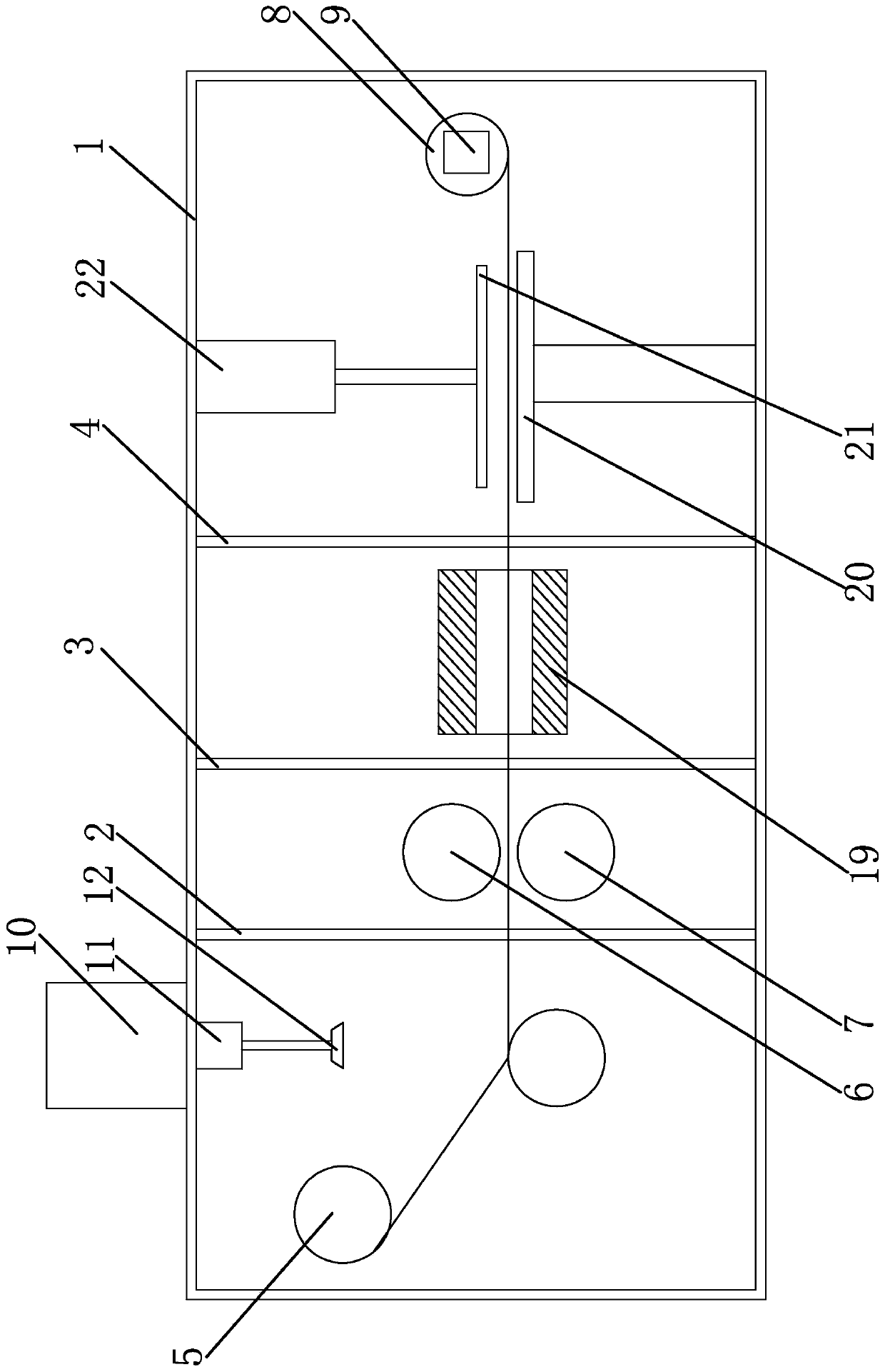 A fabric setting machine