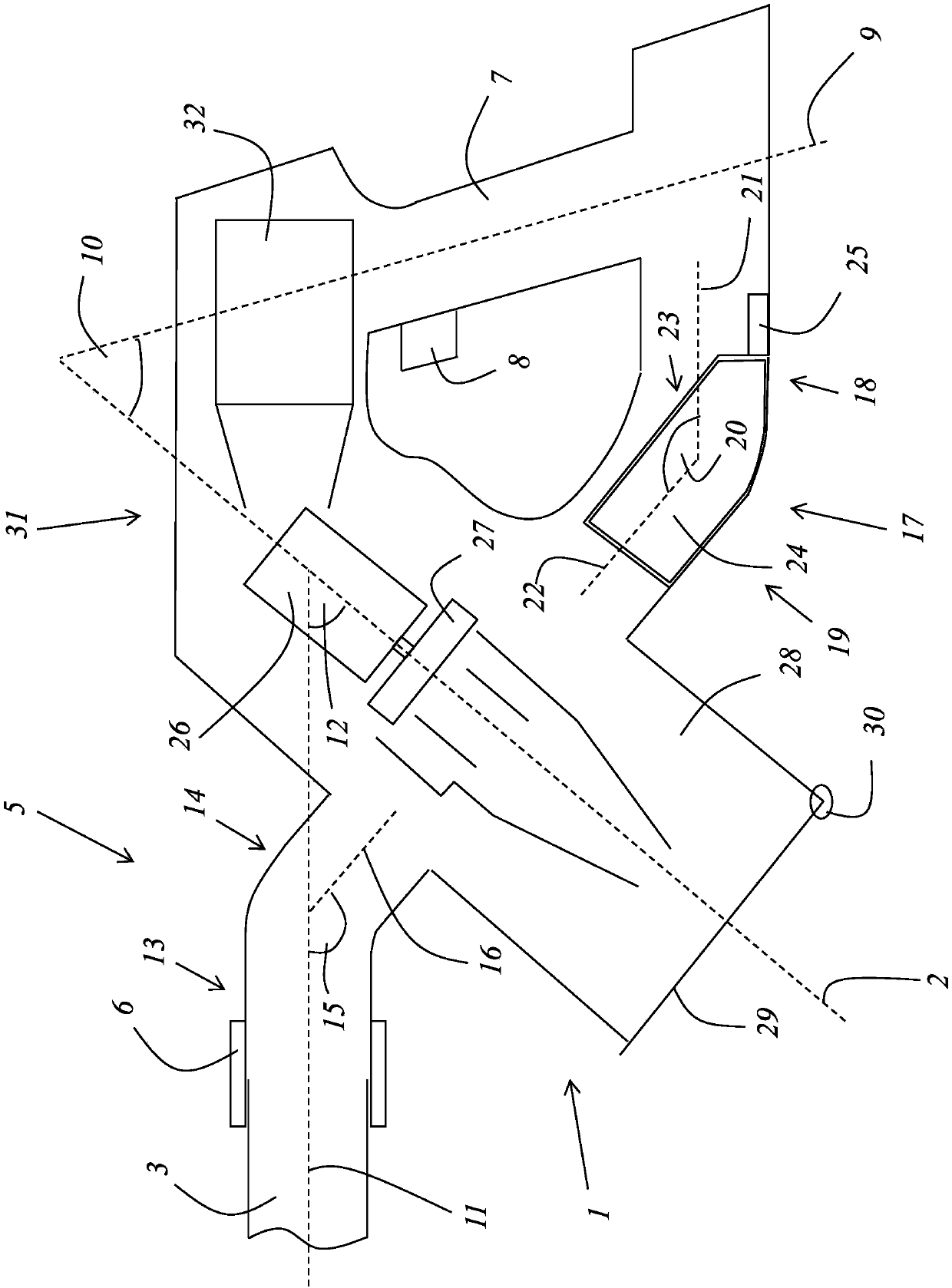 Hand vacuum cleaner with cyclone