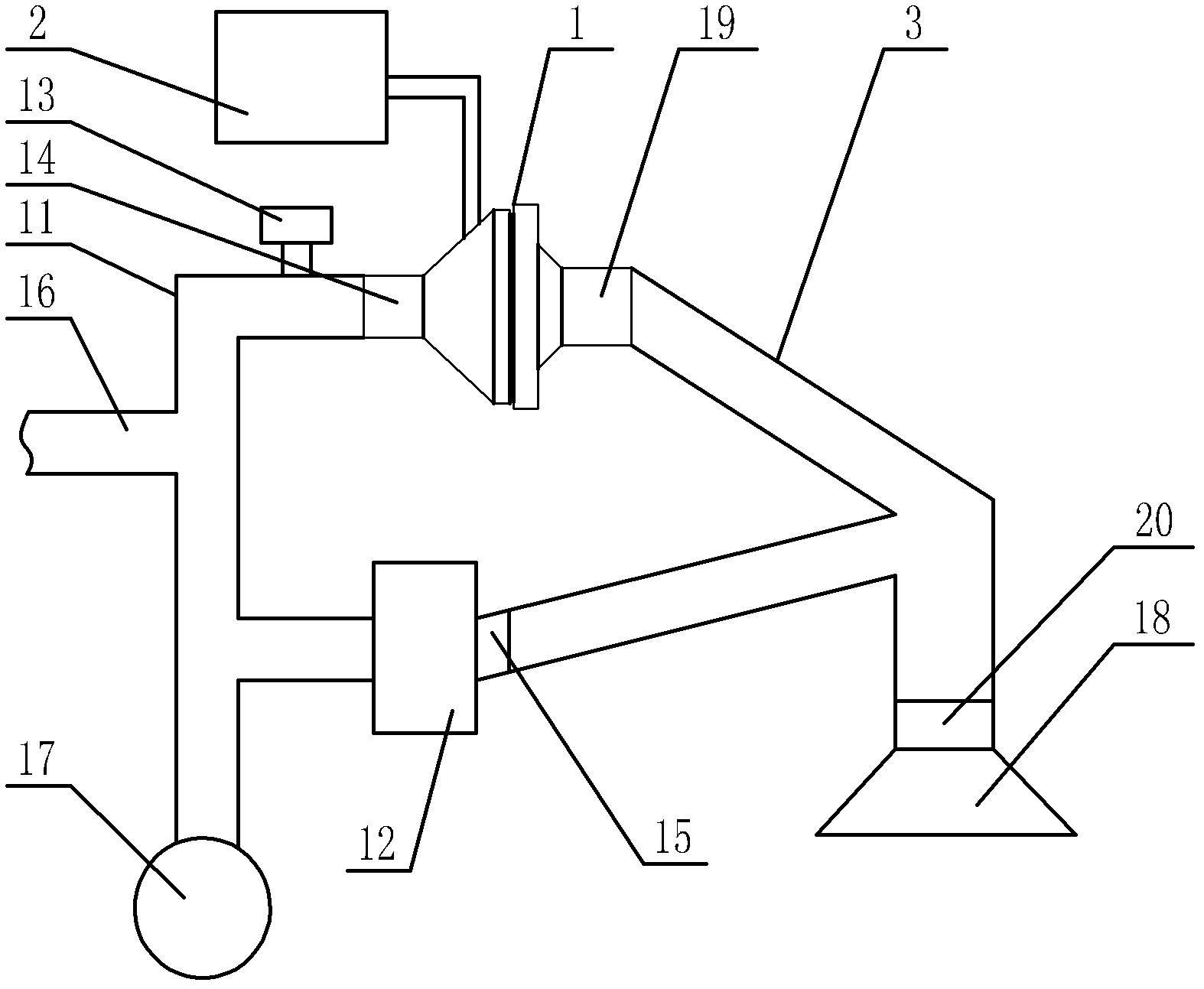 Electric continuous flow device of circulation loop