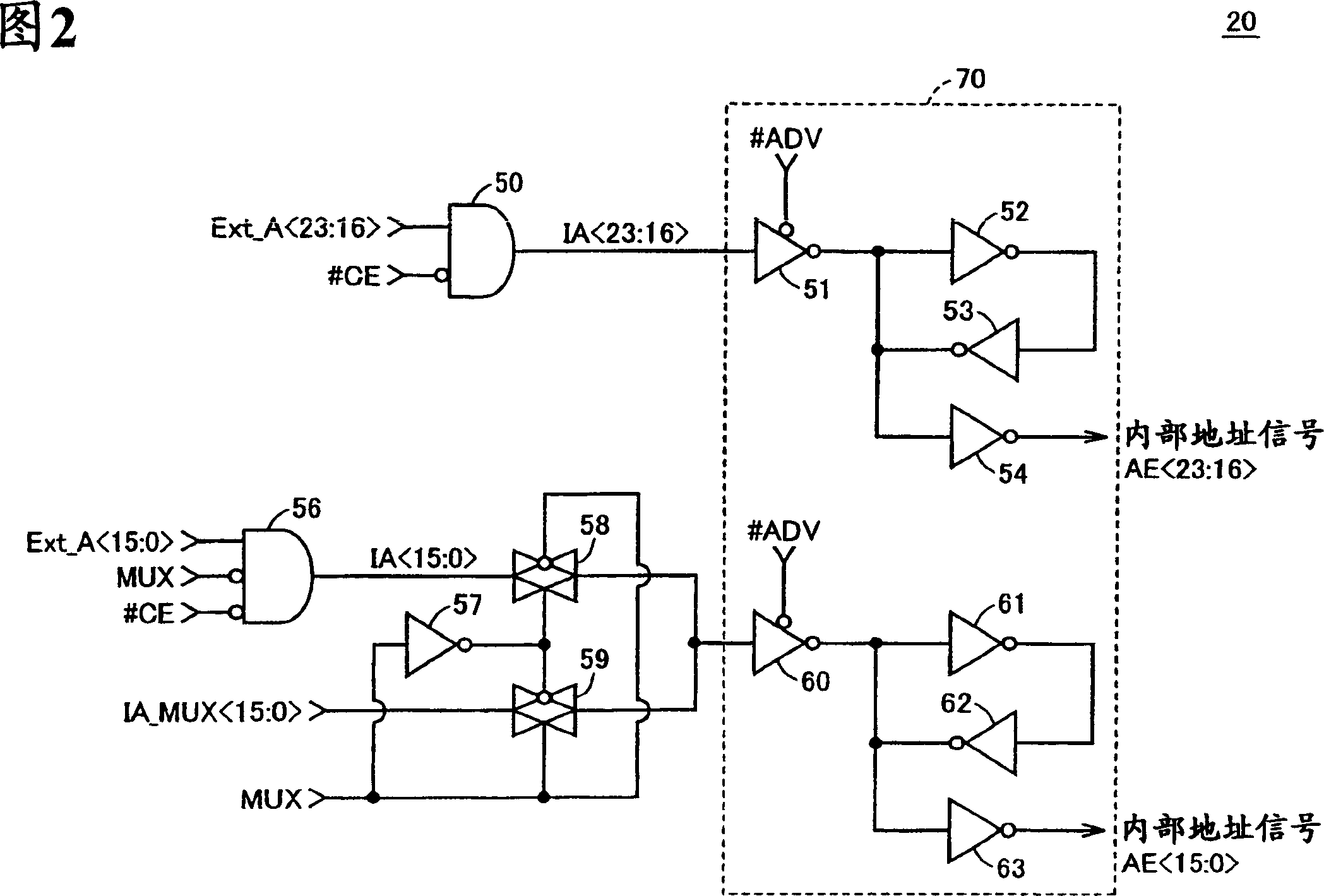 Semiconductor memory device capable of switching from multiplex method to non-multiplex method