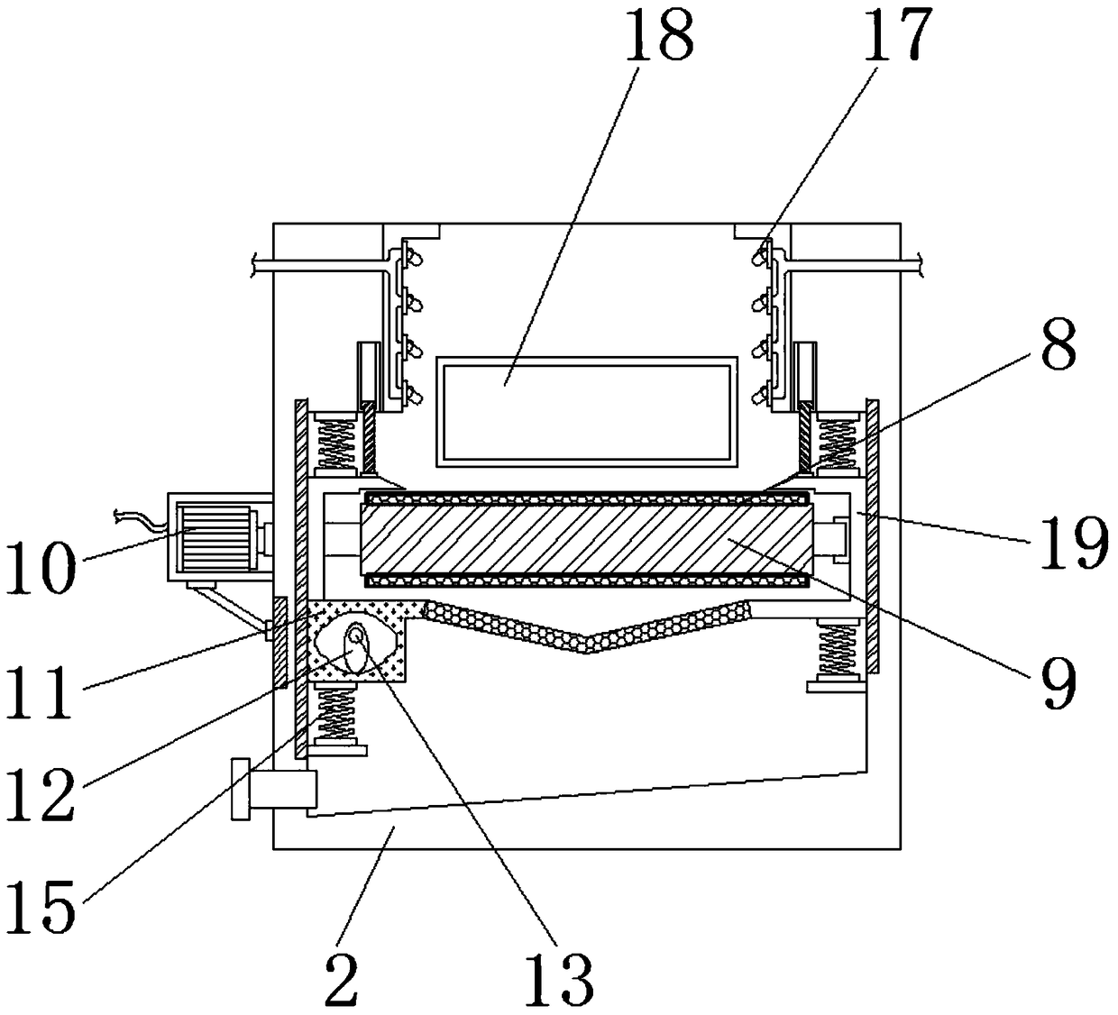 Cynara scolymus bud steaming device capable of recycling thermal gas