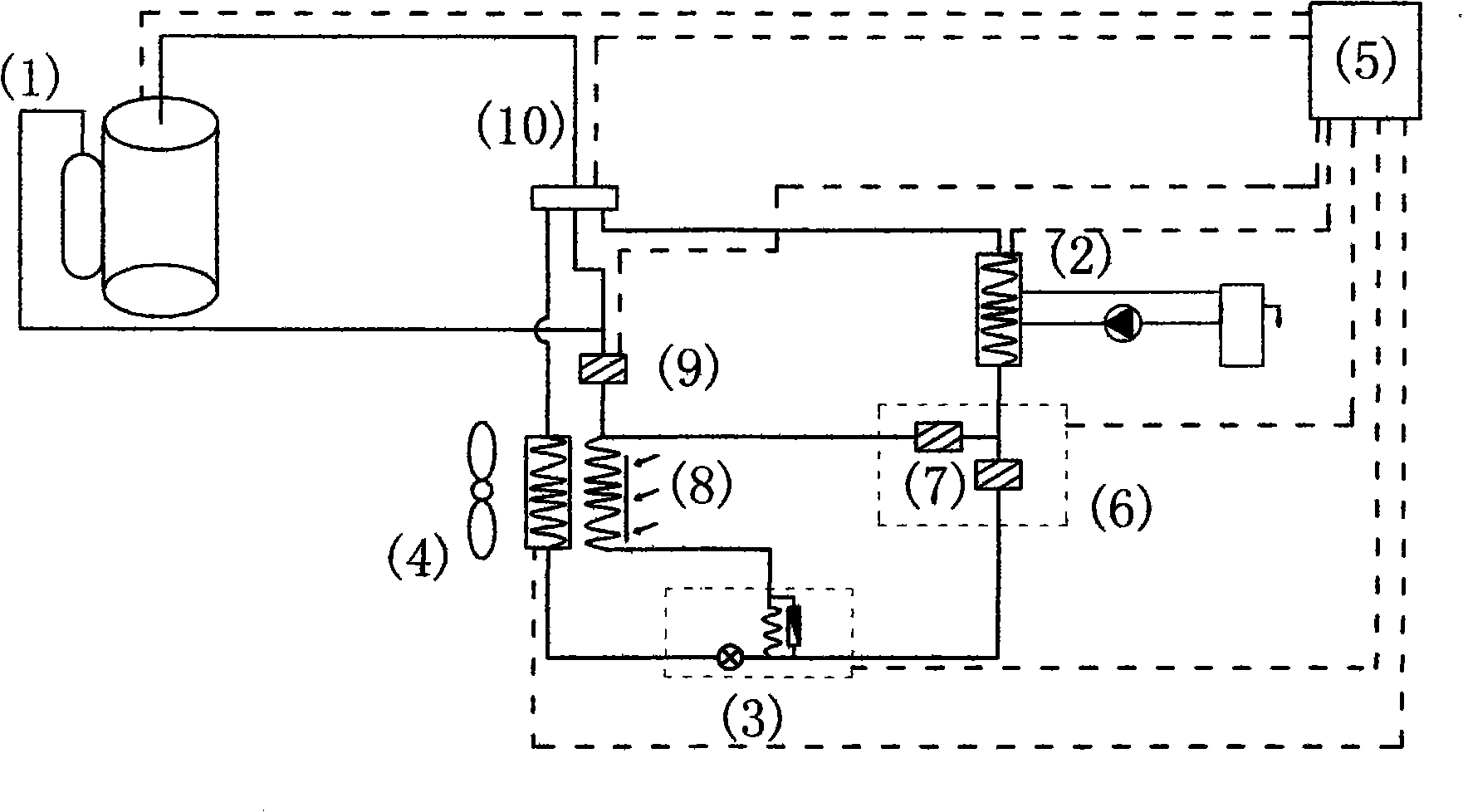 Highly effective natural energy heat pump