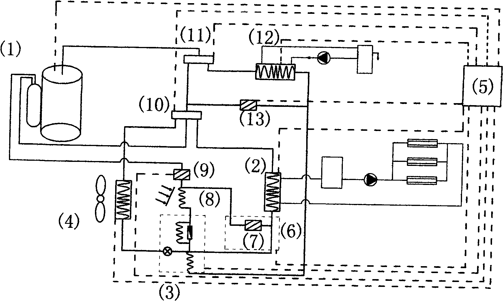 Highly effective natural energy heat pump