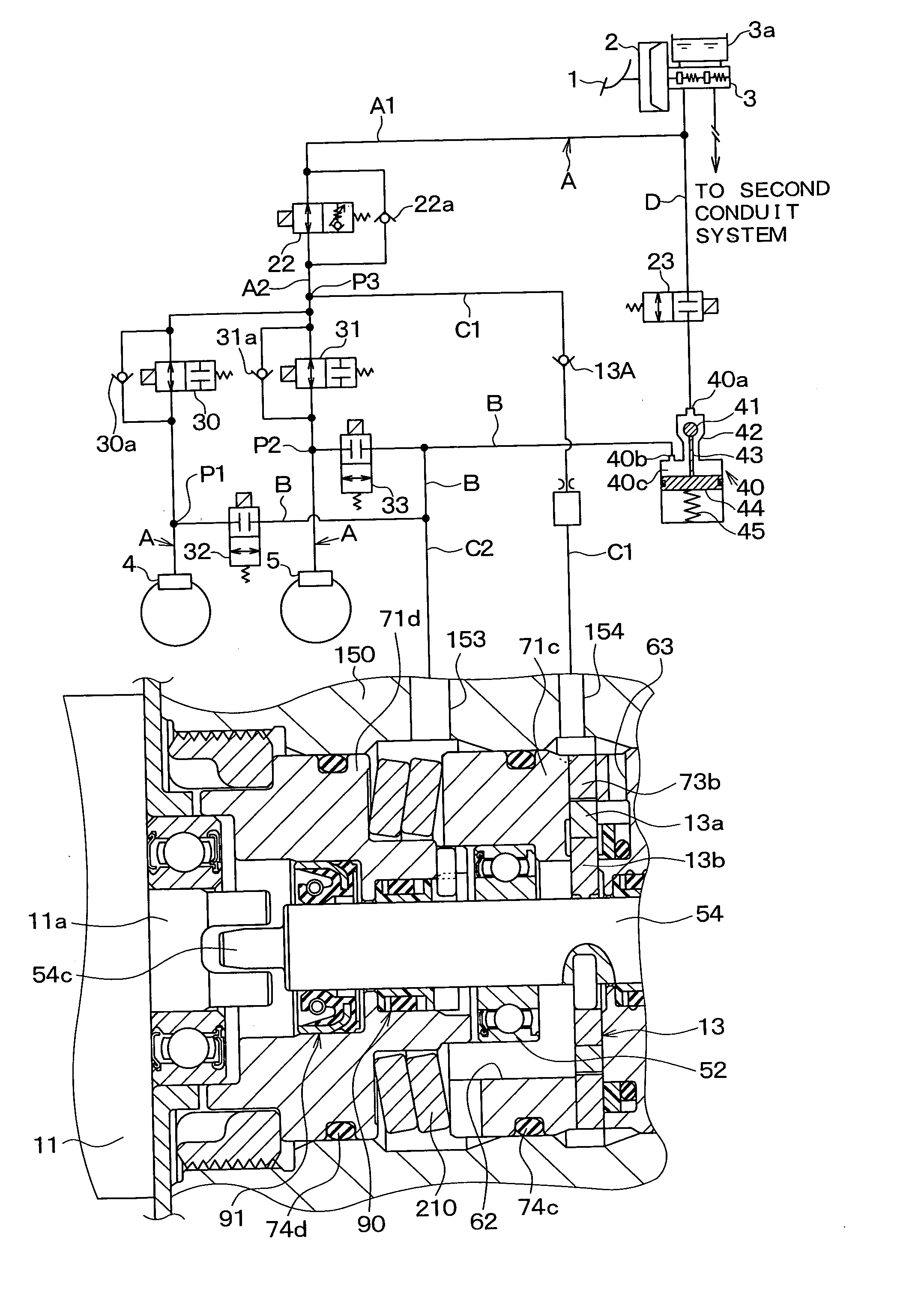 Vehicular brake device