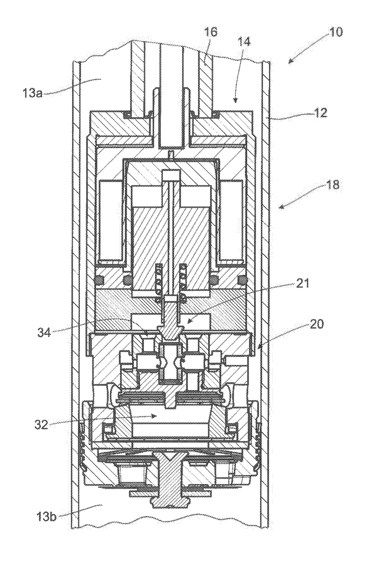 Adjustable Damping Valve Device With A Damping Valve