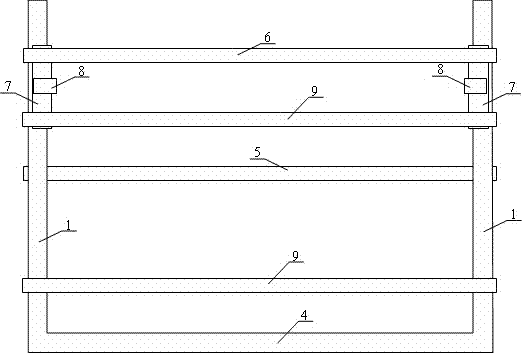 One-time-cutting large material measuring device