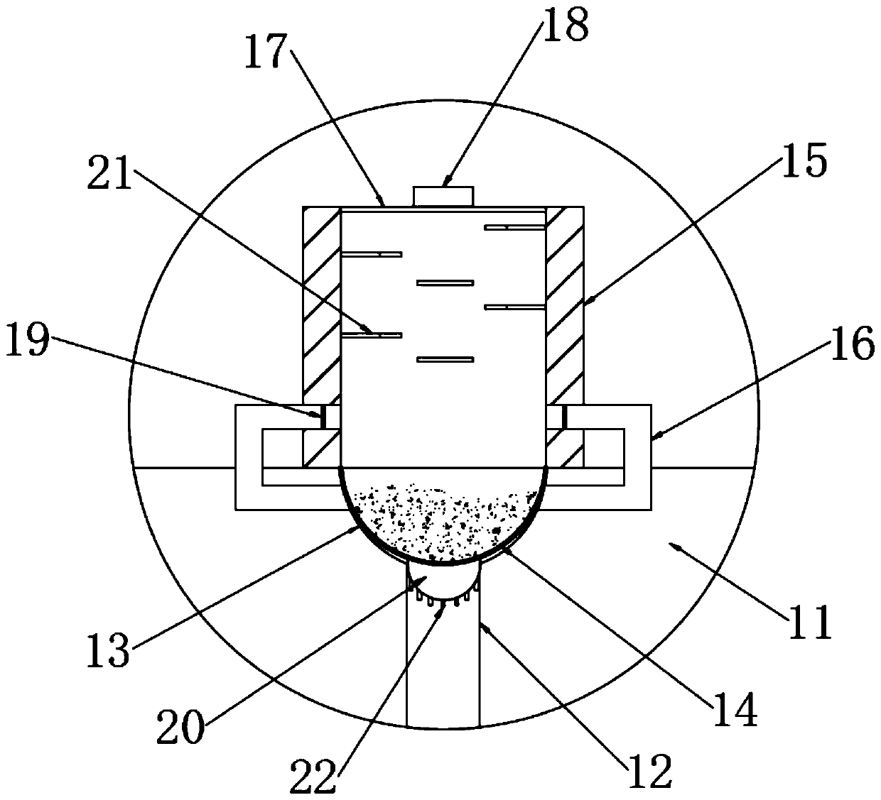 Suspension point contact type supercritical extraction device