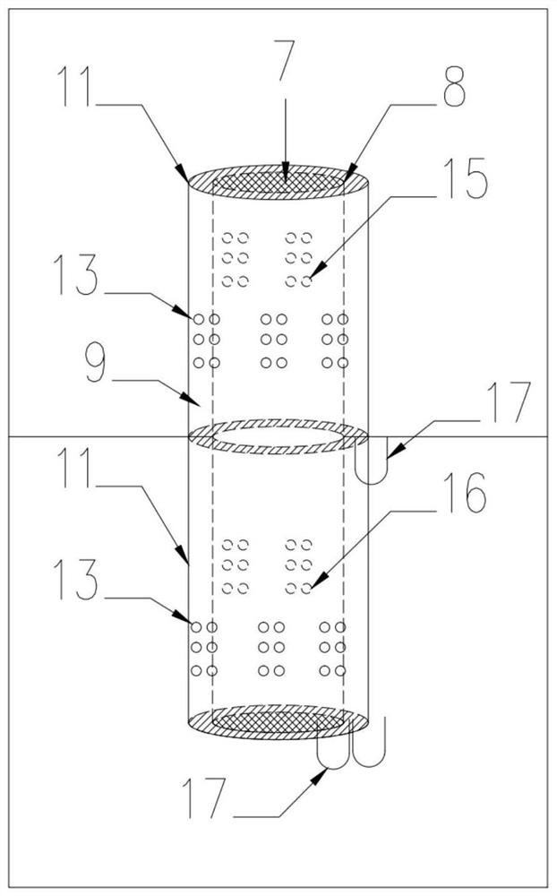 A multi-layer multi-head spiral tube type absorption heat exchange unit