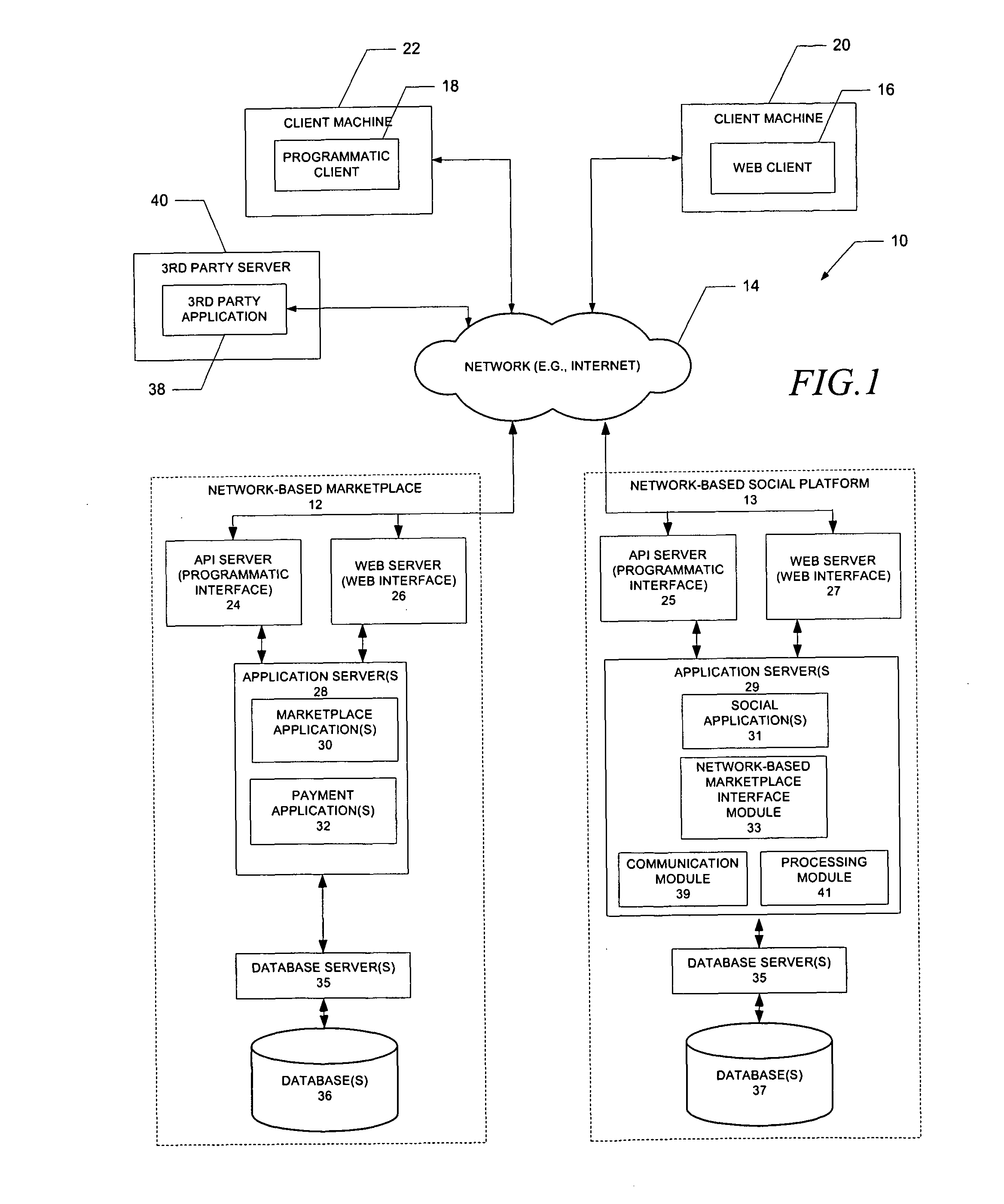 Viewing shopping information on a network-based social platform