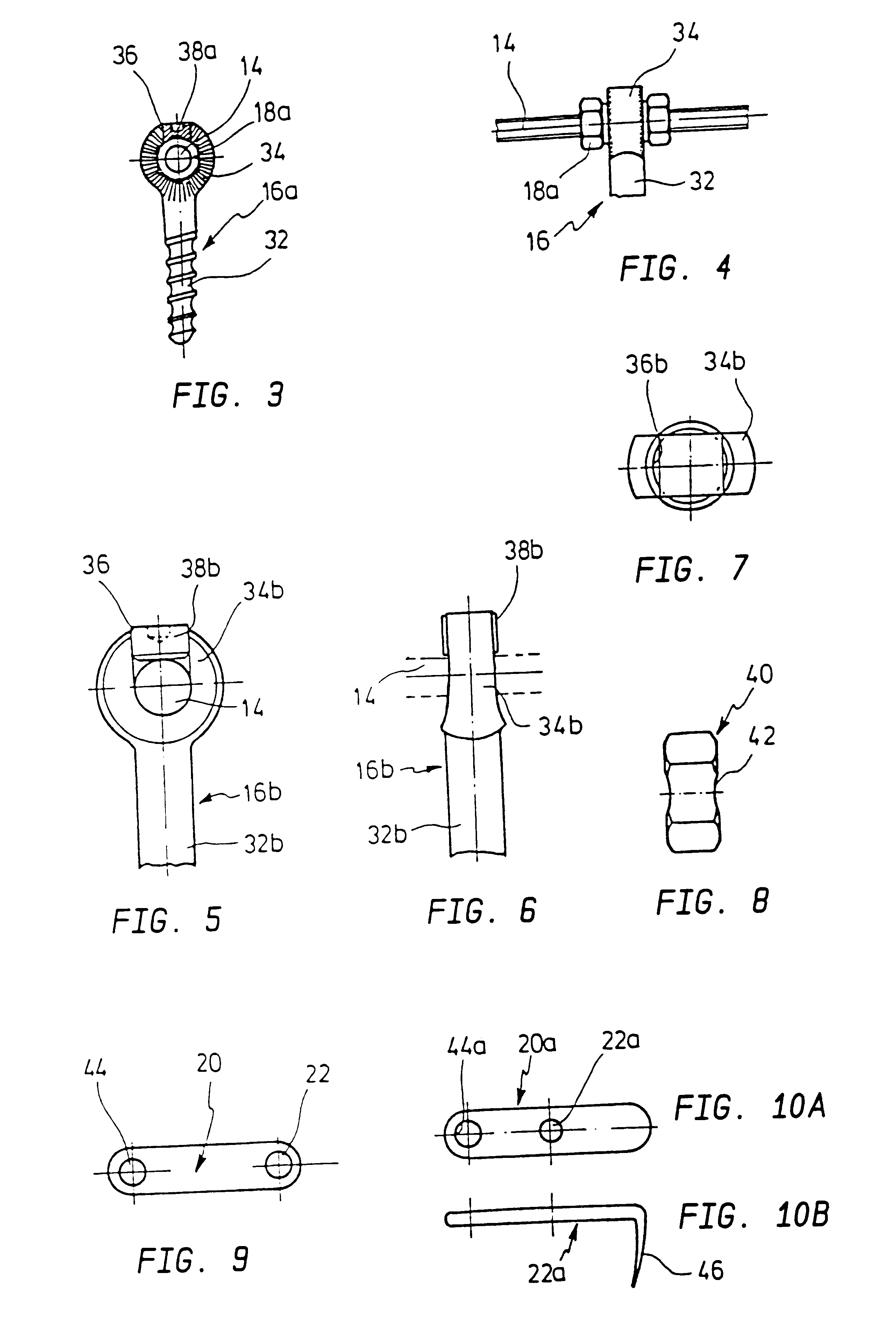 Apparatus for bracing vertebrae