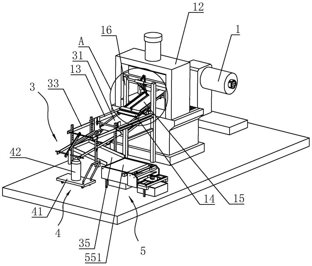 Stator and rotor punching production line