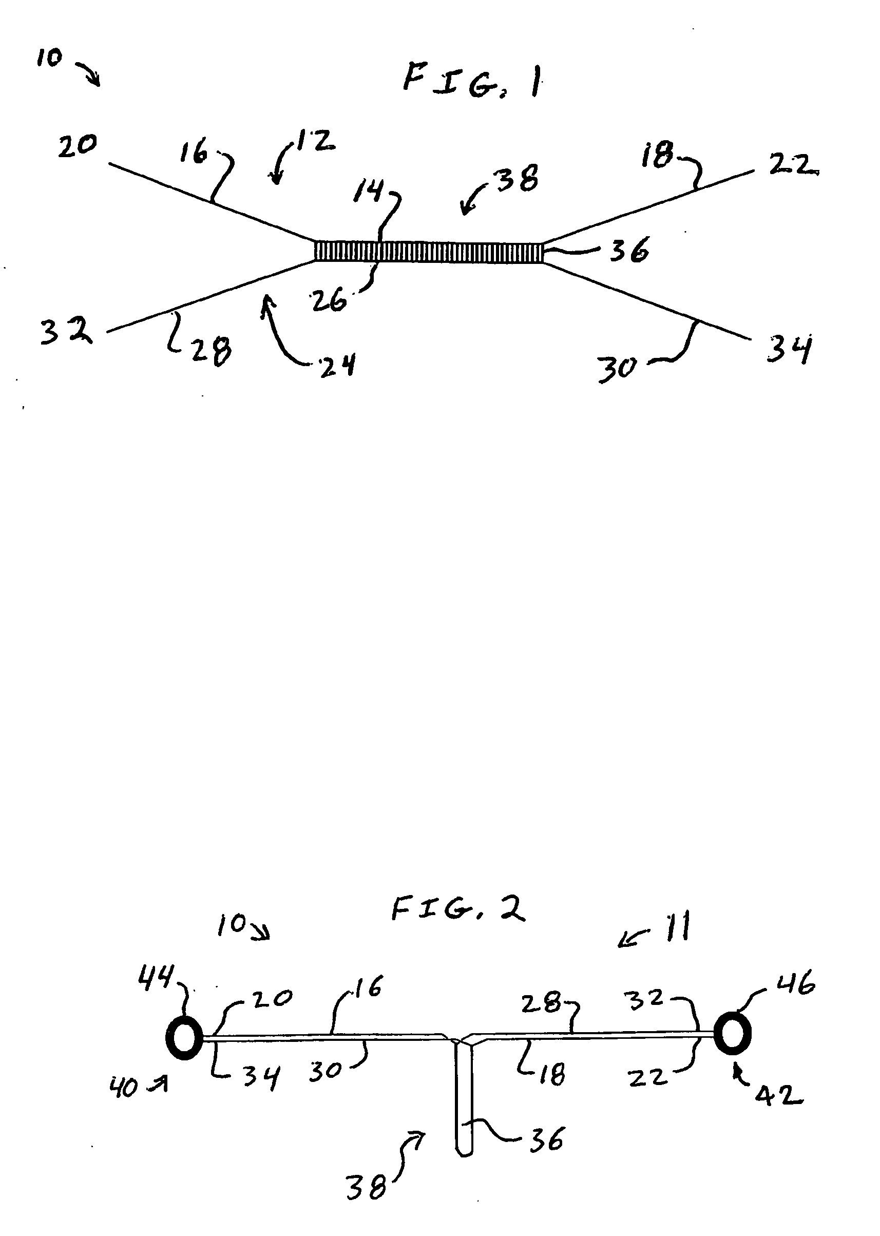 Energy absorbing webbings