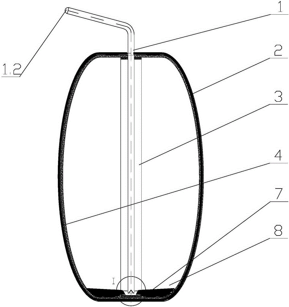 Environmental protection liquid storage tank for exterior wall paint