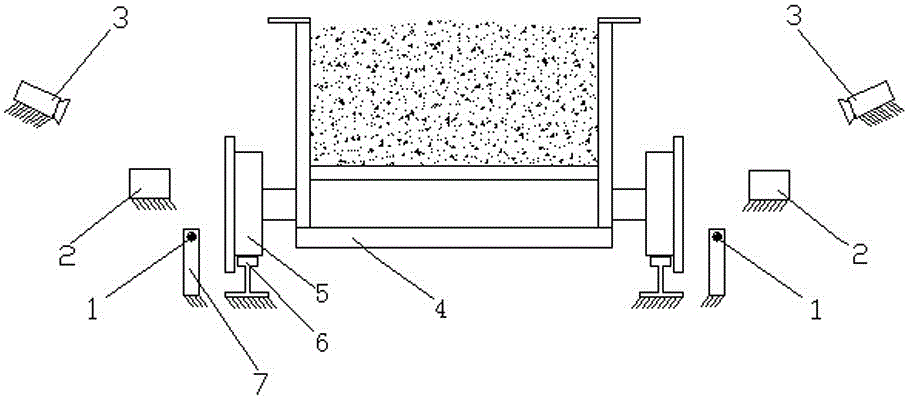 Warning system for wheel disengagement of sintering circle-cooling machine