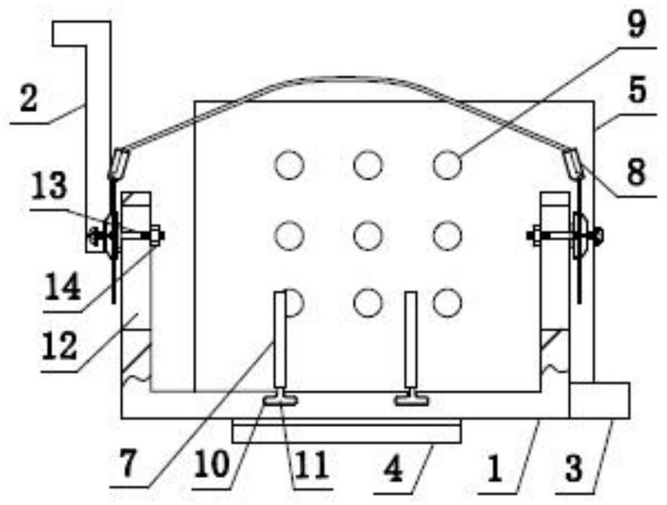 A high-efficiency integrated installation harness wire slot for high-speed trains