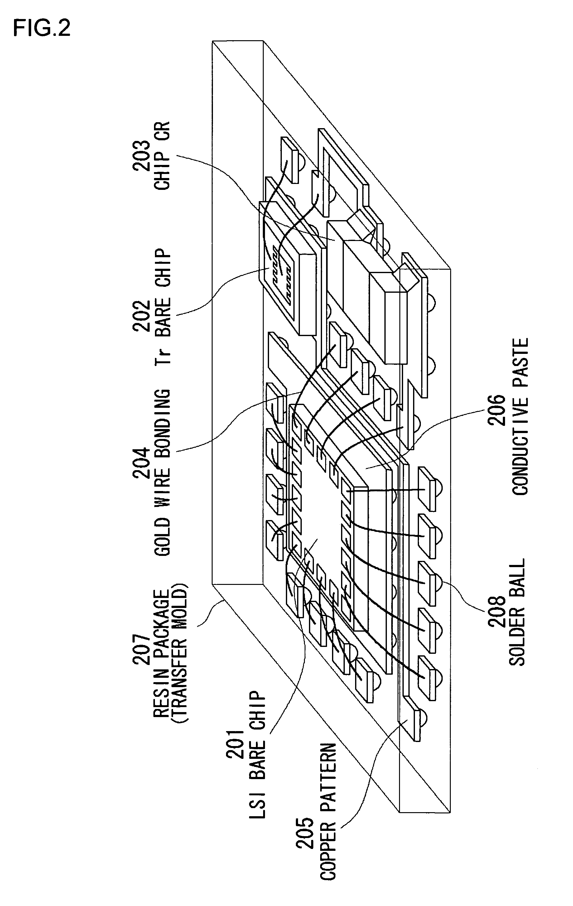 Semiconductor device containing stacked semiconductor chips and manufacturing method thereof