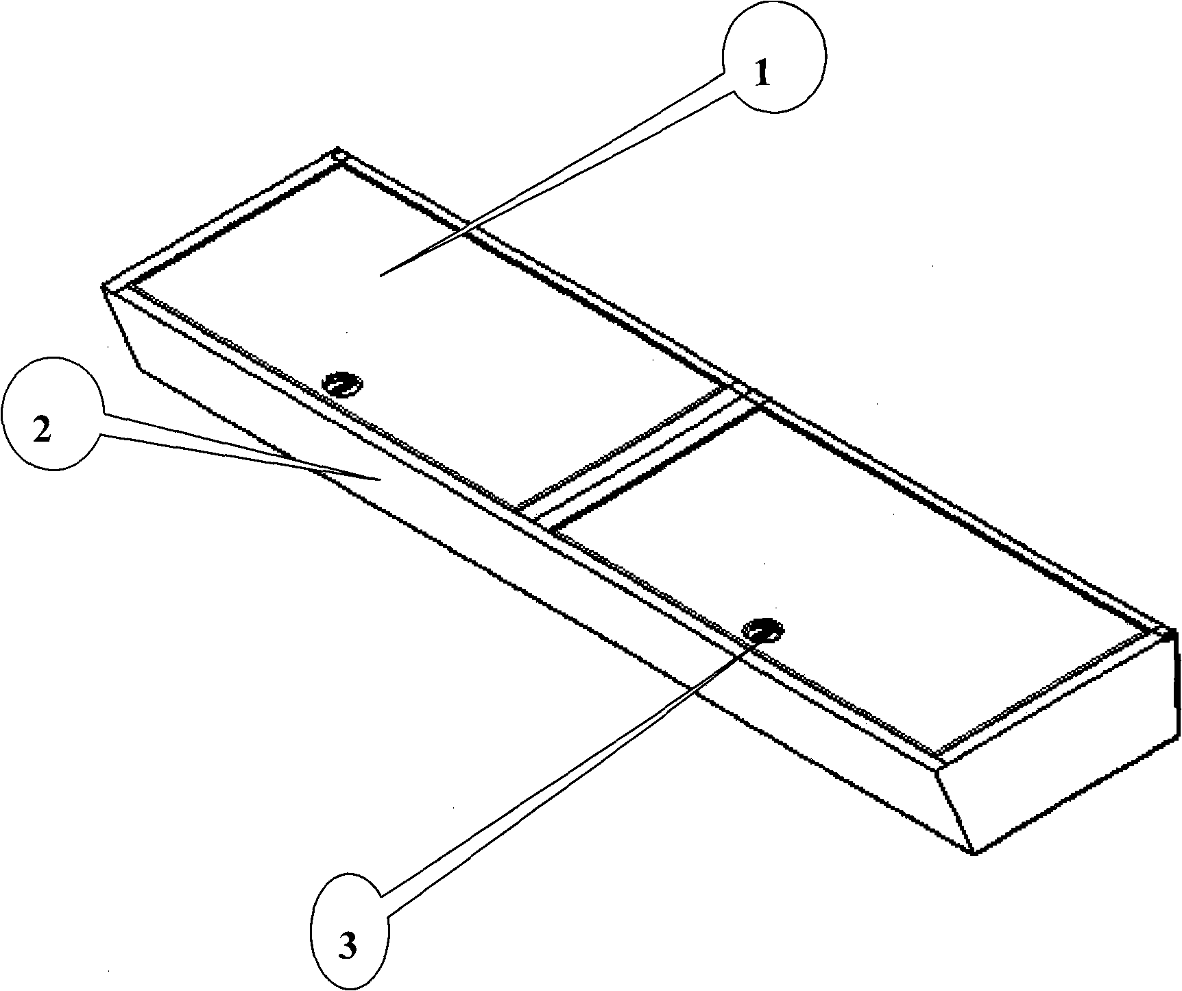 Article storing box under chair