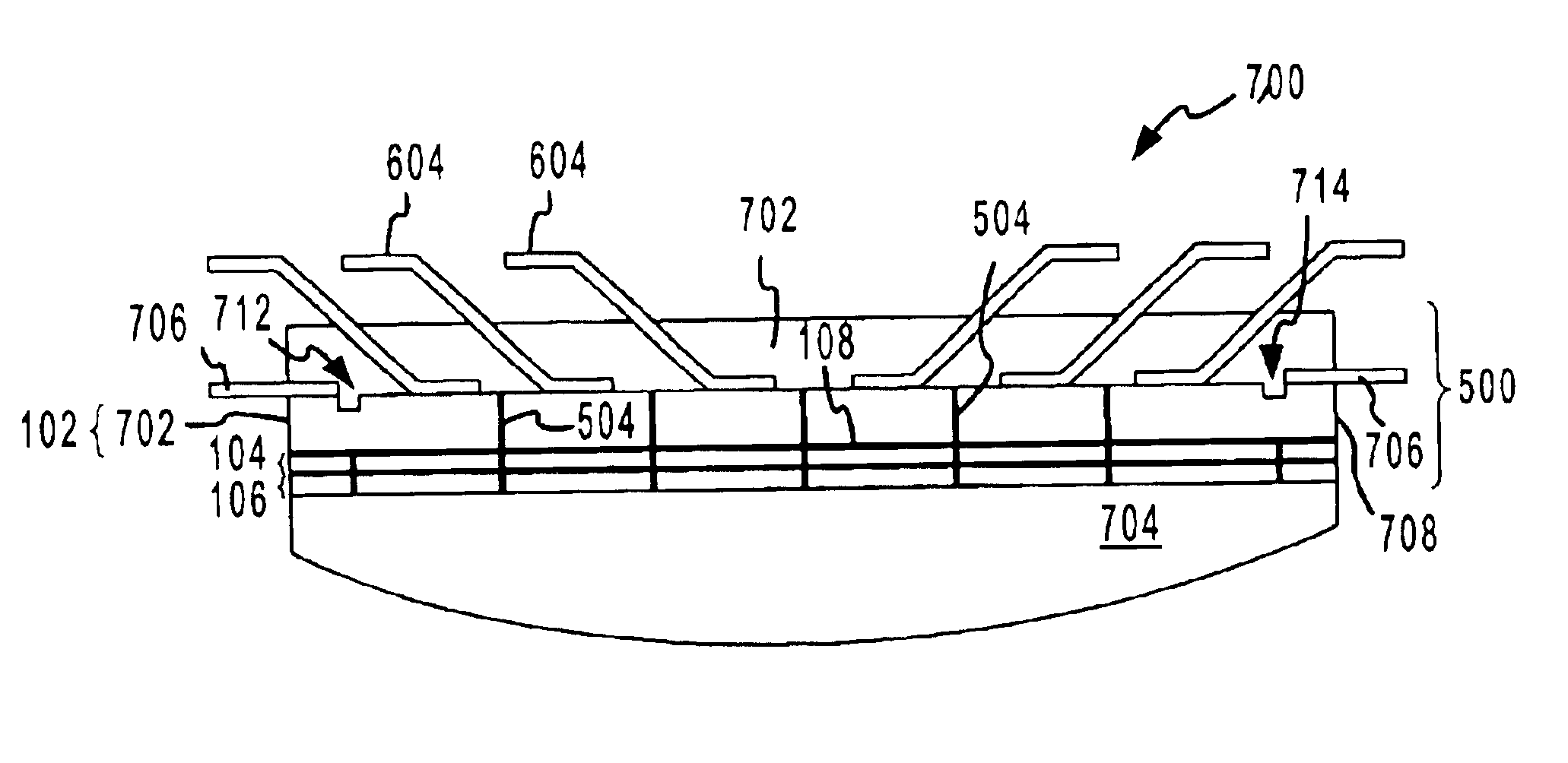 Multidimensional array and fabrication thereof