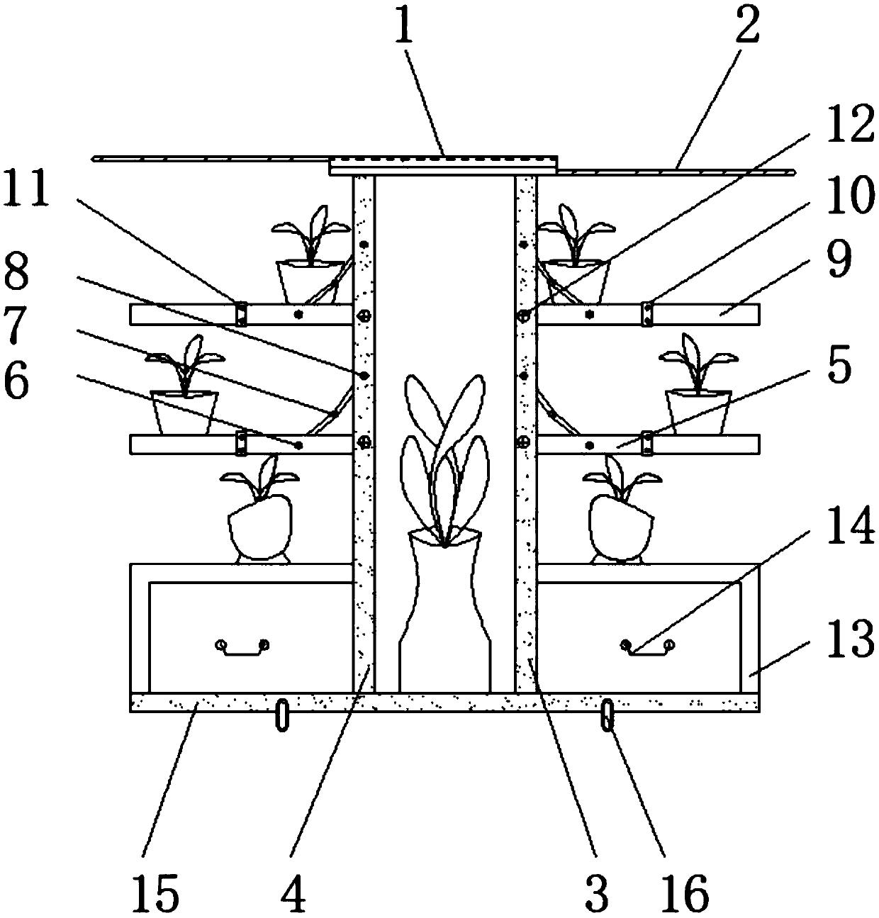 Splicing connection type pot holder