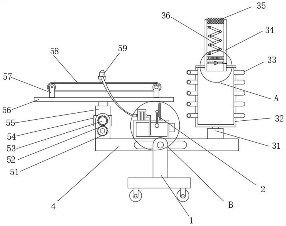 Multifunctional water-based ink spraying device