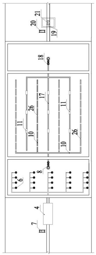 Purification treatment system for tail water of sewage plant and construction method of purification treatment system