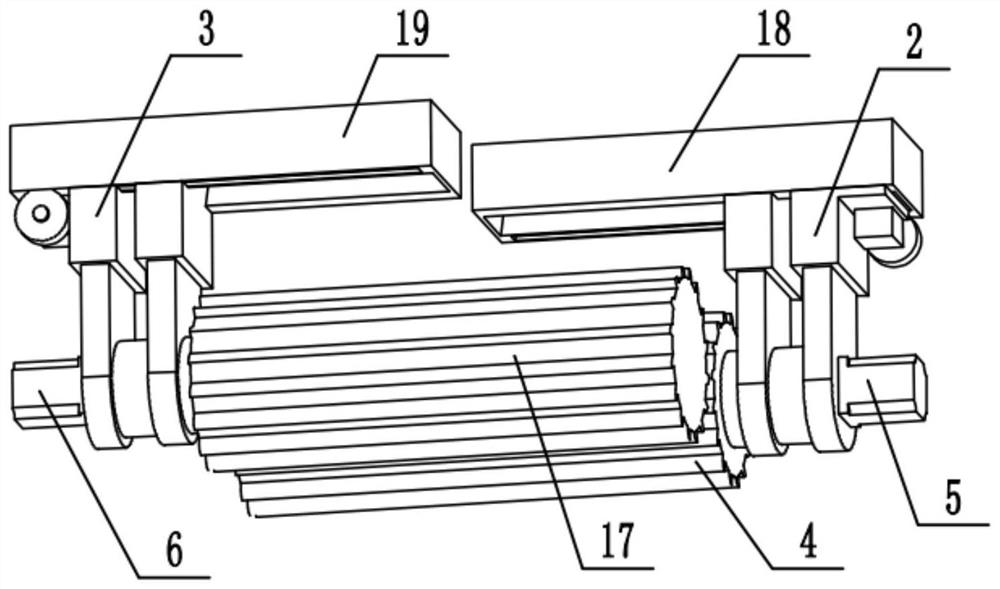 A device for removing road markings with double milling wheels