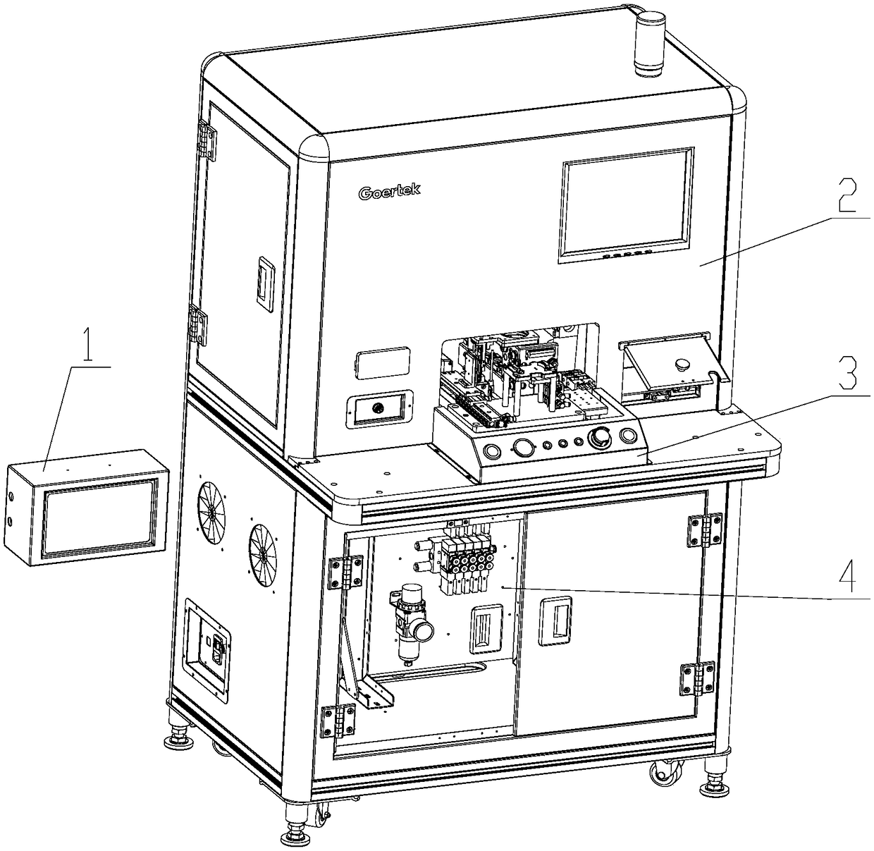 Product test device and method