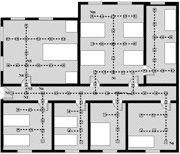 Reliable indoor mobile robot precise navigation positioning system and method