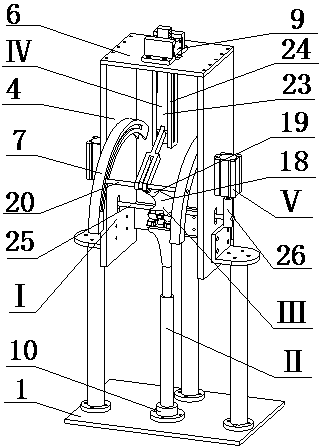 A knee joint biomechanical performance testing and evaluation device